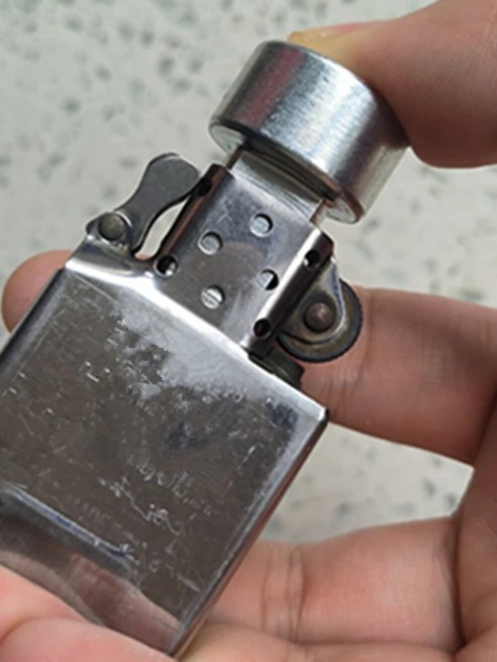 Fixing Base For Zippo Zorro Kerosene Lighter Remove & Install Metal Sheet Spring